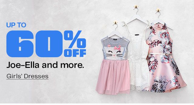 Up to 60% Off Joe-Ella and more. Girls’ Dresses