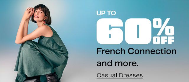 Up to 60% Off French Connection and more. Casual Dresses
