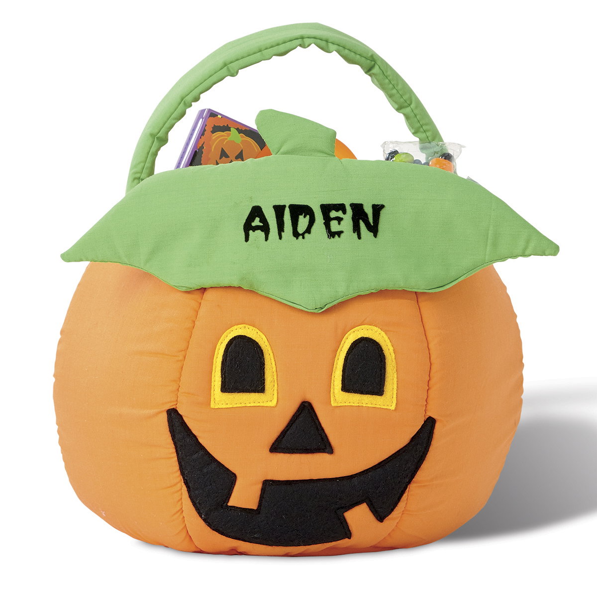 Image of Jack-o'-Lantern Personalized Halloween Treat Bag
