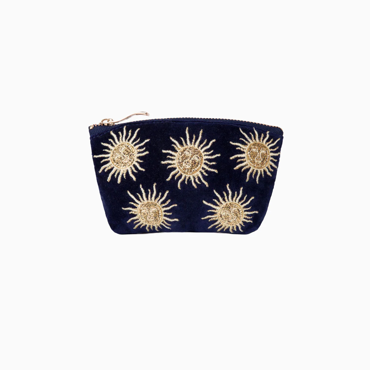 Image of 74282 - Sun Goddess Navy Velvet Coin Purse