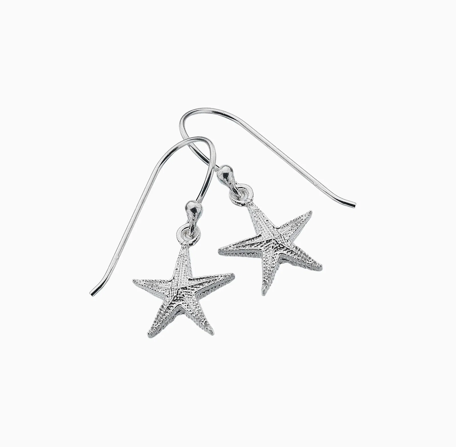 Image of P3441A - Starfish Silver Earrings