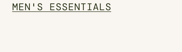 Men's Essentials
