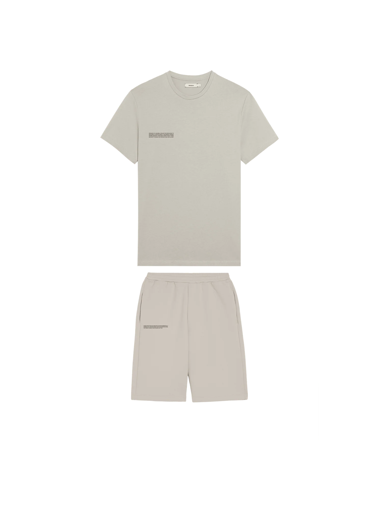 Image of Womens 365 T-shirt and Long Shorts Bundle—Stone