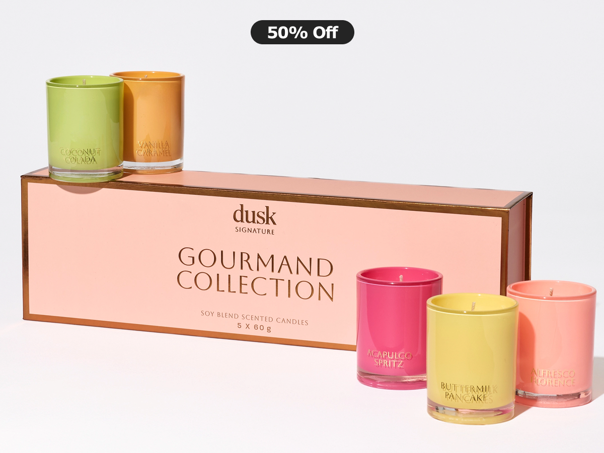 Gourmand Collection Set Candles 5 x 60g