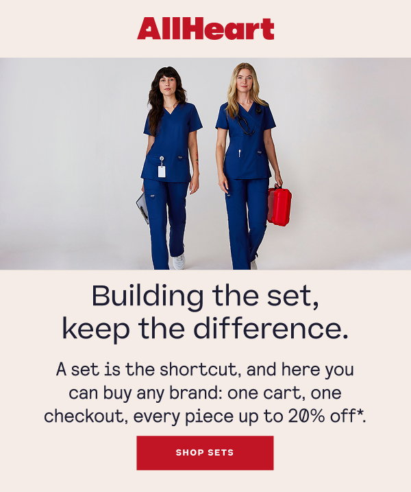 SHOP SETS AT UP TO 20% OFF