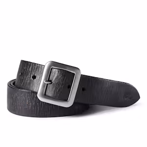 Hand-Burnished Leather Belt