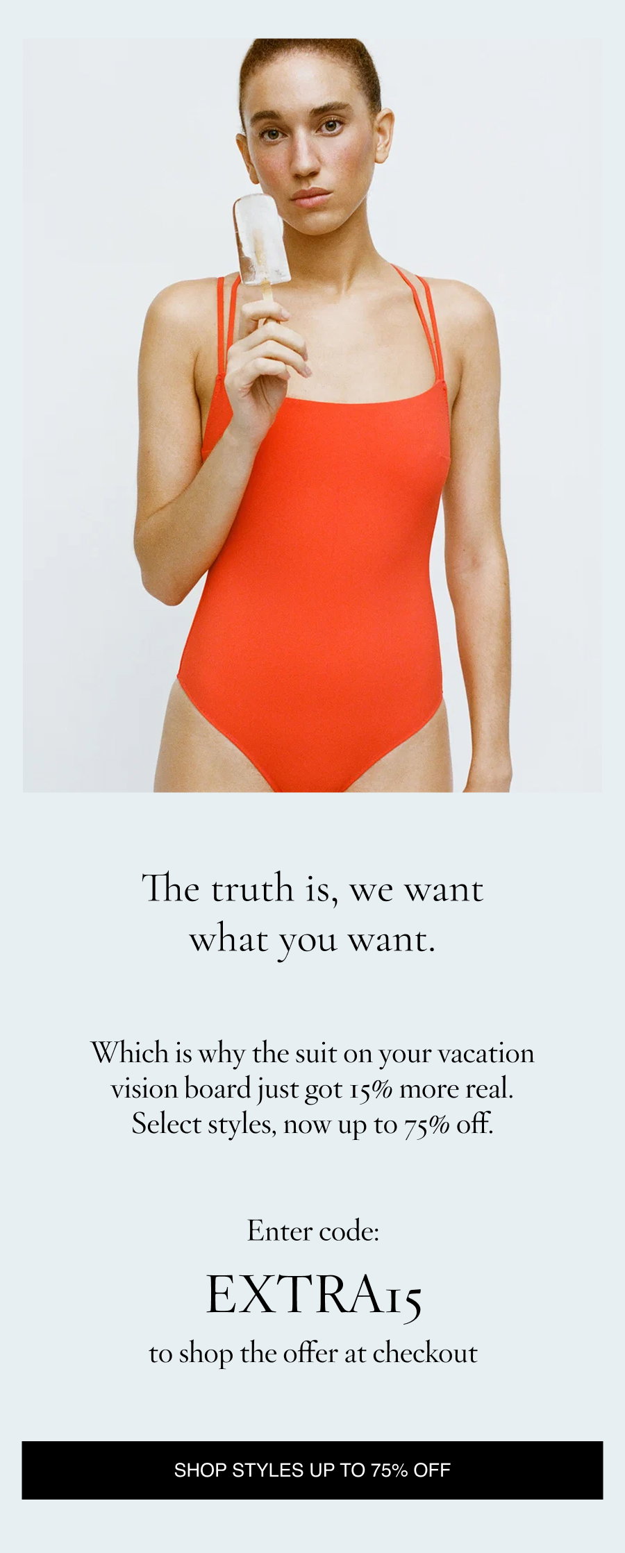 The suit on your vacation board just got 15% more real