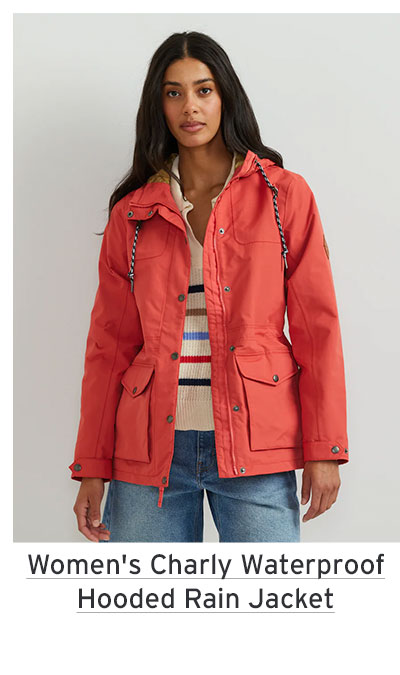 Women's Charly Waterproof Hooded Rain Jacket
