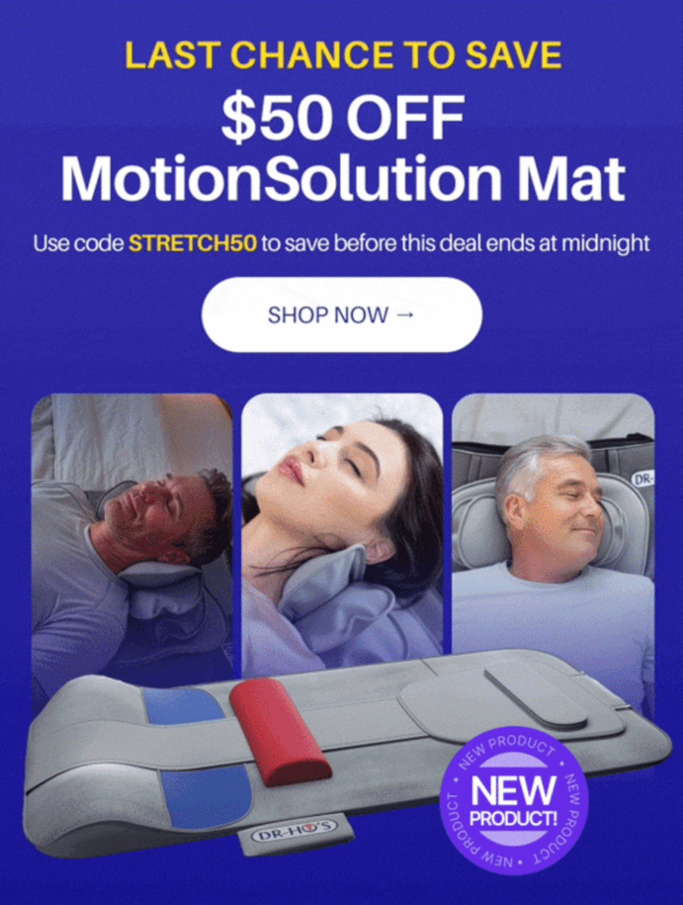 Last Chance to Save $50 OFF MotionSolution Mat
