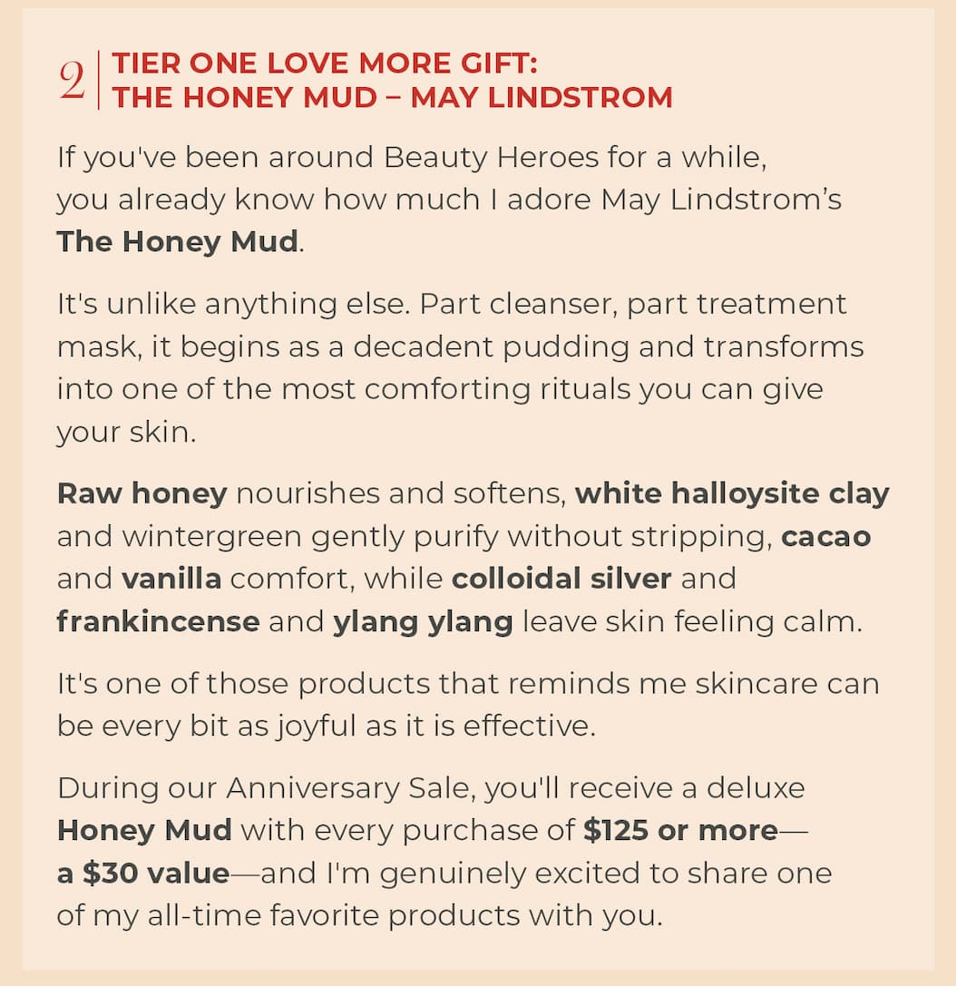 2 | Tier One Love More Gift: The Honey Mud – May Lindstrom