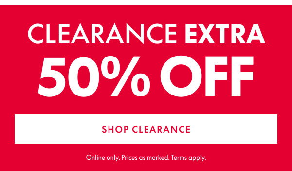50% Off Clearance