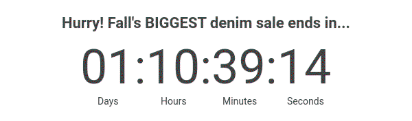 Hurry! Fall's BIGGEST denim sale ends in...