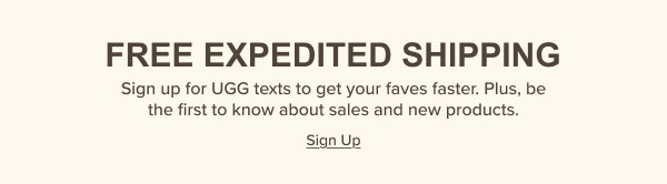 Free Expedited Shipping