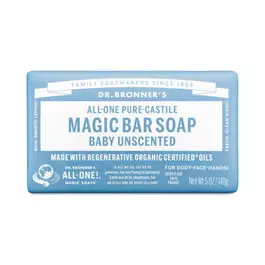  Dr. Bronner's Pure-Castile Magic Bar Soap, Baby Unscented