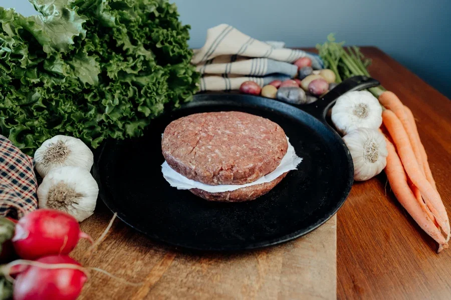 Image of 90% Lean Beef Ground Sirloin Steak Patties - 2 (8oz)