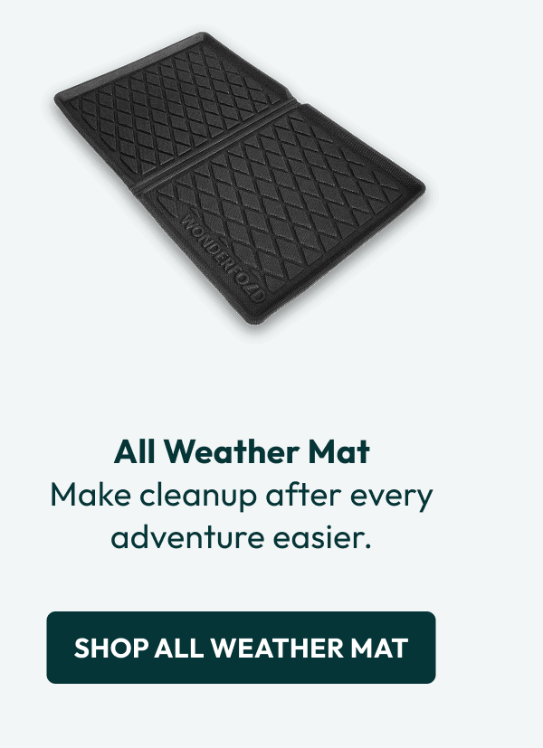 All Weather Mat Make cleanup after every adventure easier. | Shop All Weather Mat