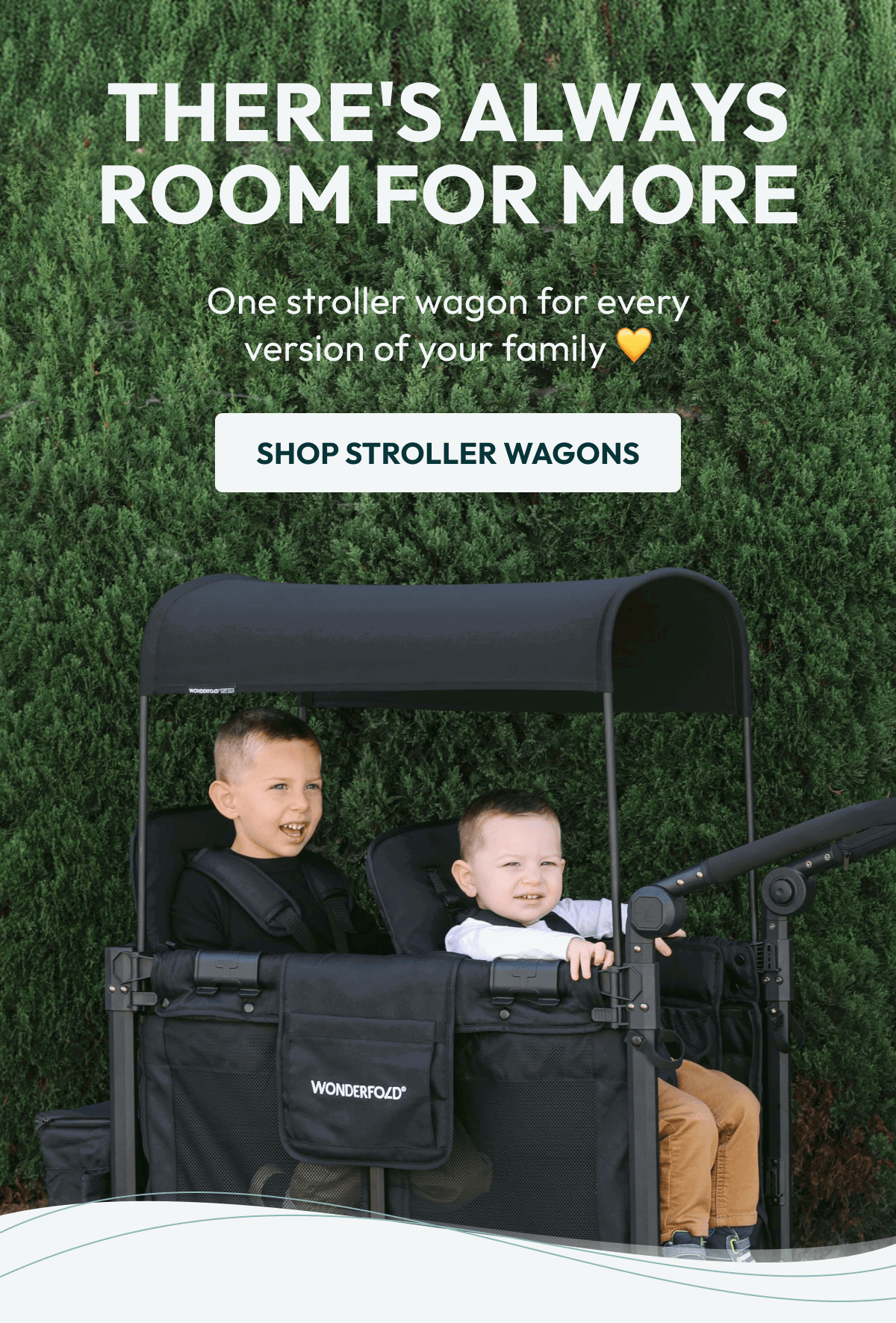 There's Always Room for More | One stroller wagon for every version of your family 💛 |  SHOP STROLLER WAGONS