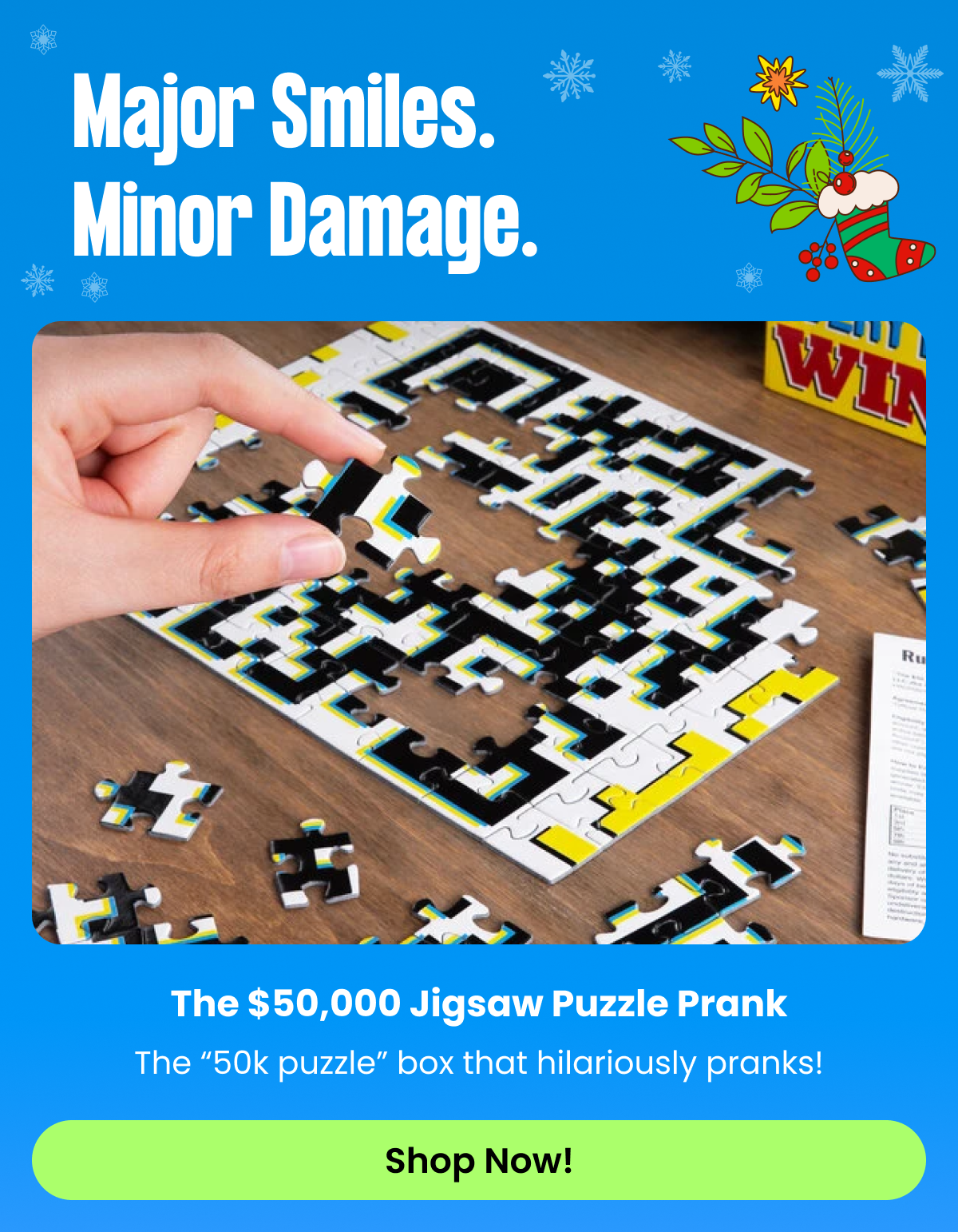 The $50,000 Jigsaw Puzzle Prank