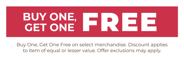 Buy One, Get One FREE!