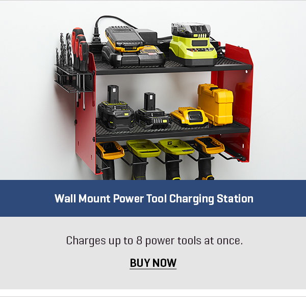 Wall Mount Power Tool Charging Station