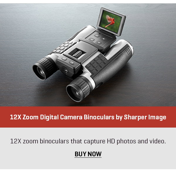 12X Zoom Digital Camera Binoculars by Sharper Image