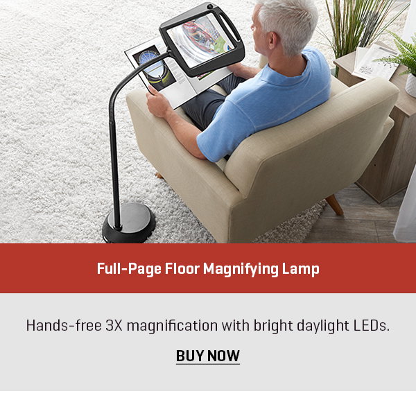 Full-Page Floor Magnifying Lamp