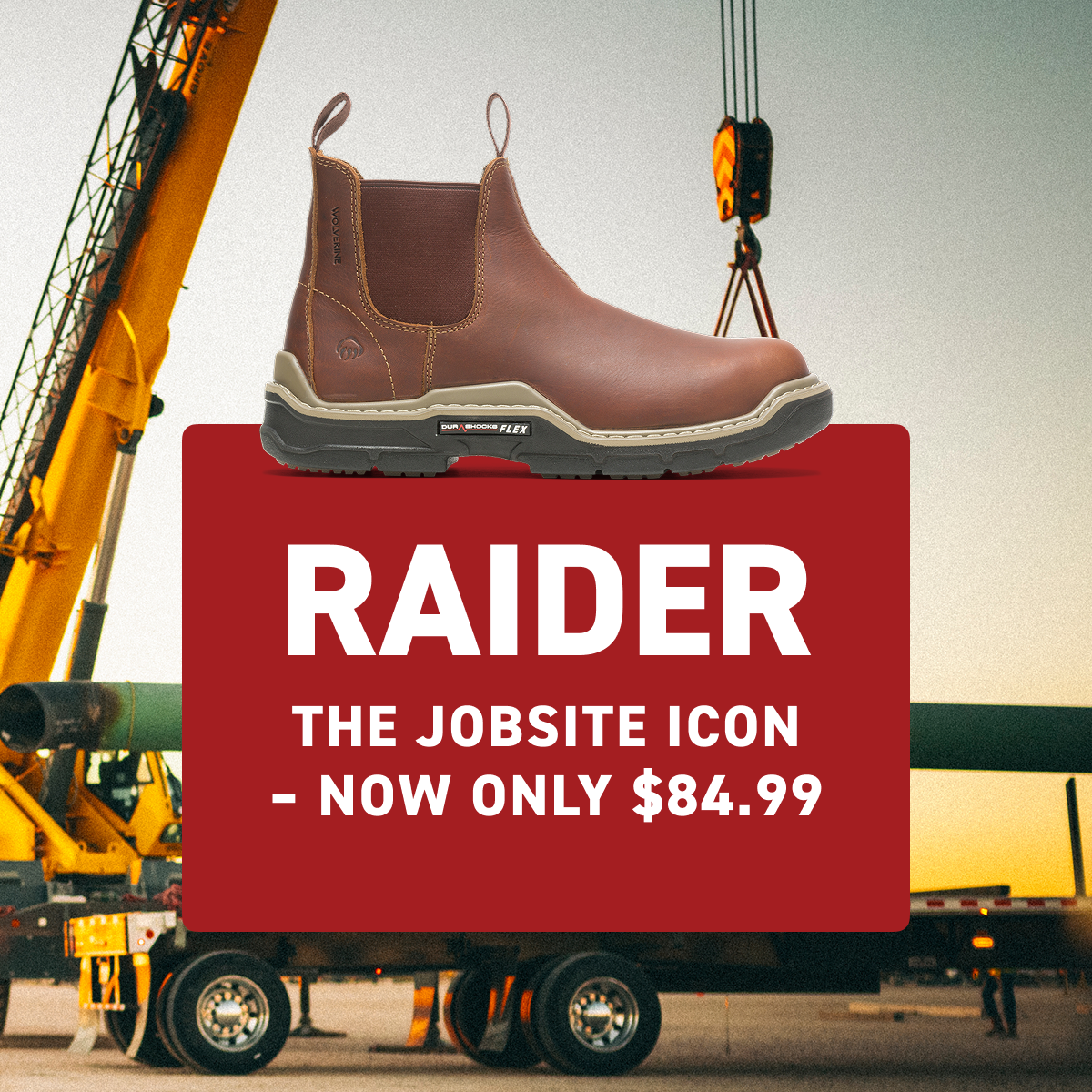 Wolverine - RAIDER, The Jobsite Icon - NOW ONLY $84.99.