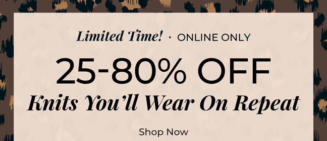 25-80% Off Knits You’ll Wear on Repeat