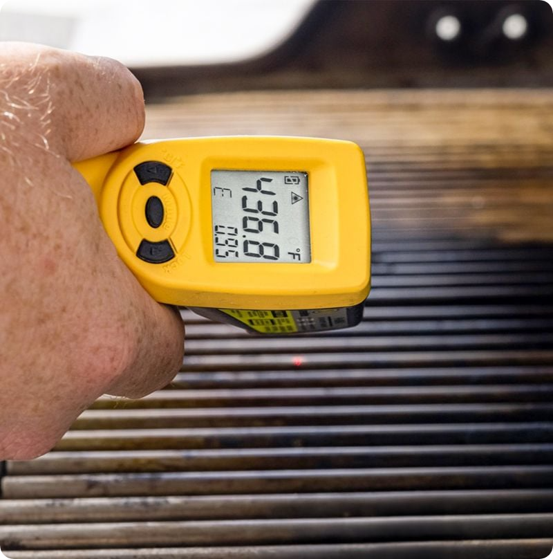 Industrial IR Gun Temping Grill Grates