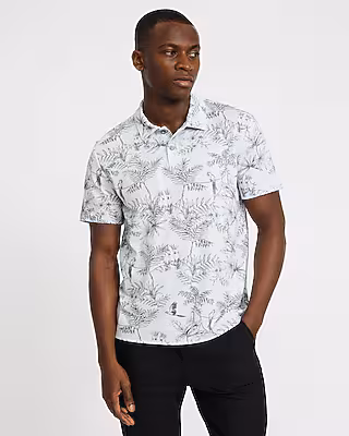 Floral Pique Everyday Performance Polo