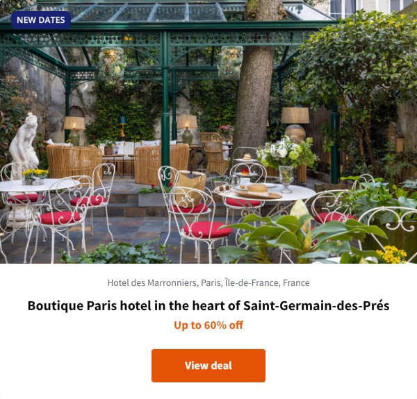 Boutique Paris hotel in the heart of Saint-Germain-des-Prés
