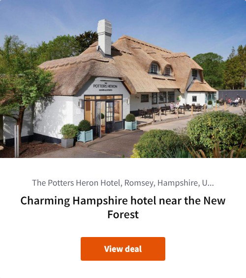 Charming Hampshire hotel near the New Forest