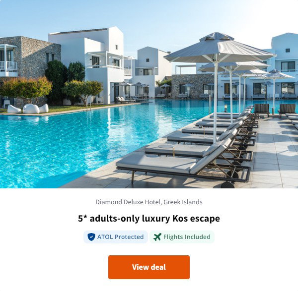 5* adults-only luxury Kos escape
