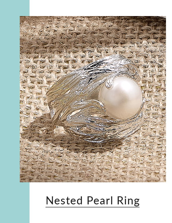 Nested Pearl Ring