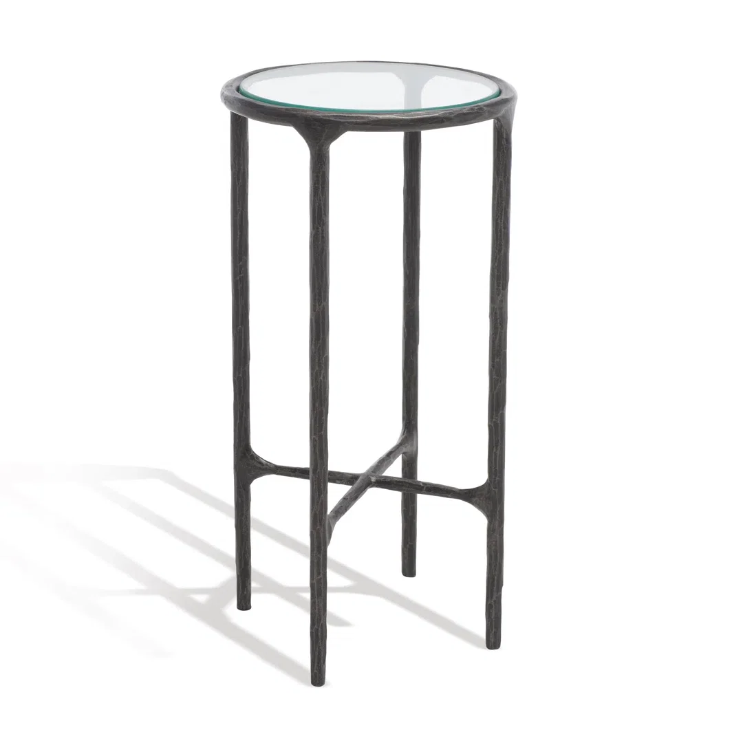 Evelynn 12" Genuine Marble End Table