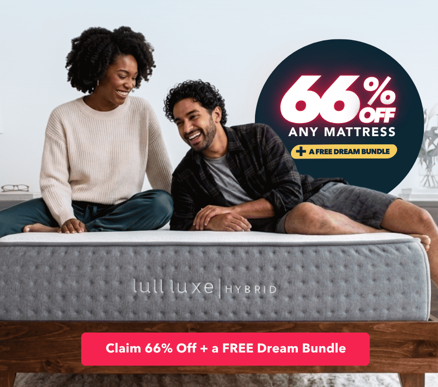 66% off any mattress + a free dream bundle 