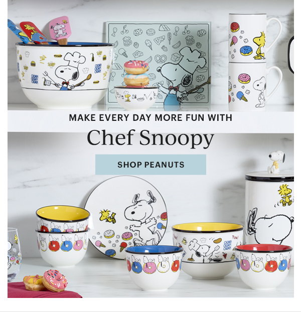 MAKE EVERY DAY MORE FUN WITH  Chef Snoopy  [SHOP PEANUTS]