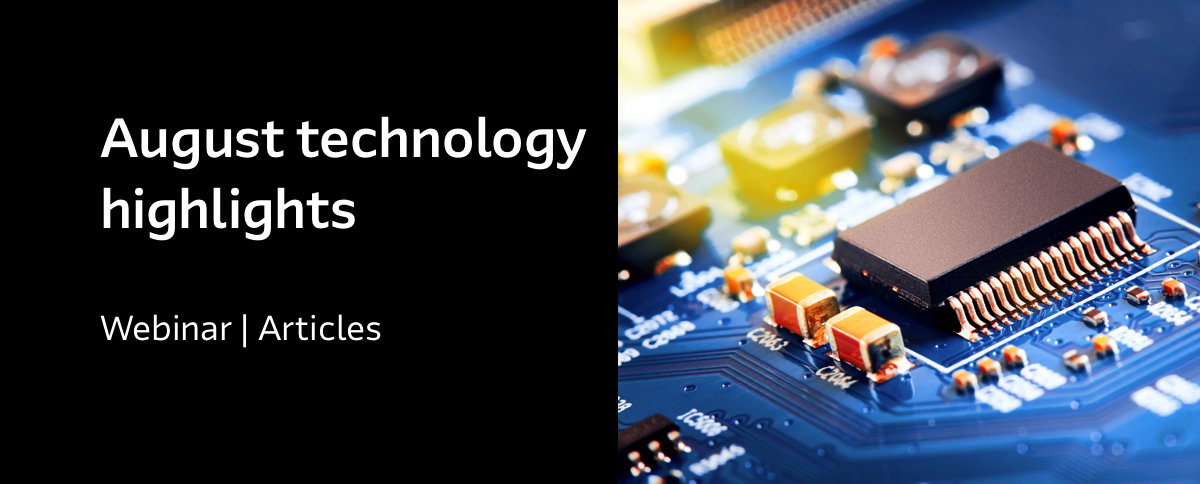 JAugust technology highlights - Webinar | Articles