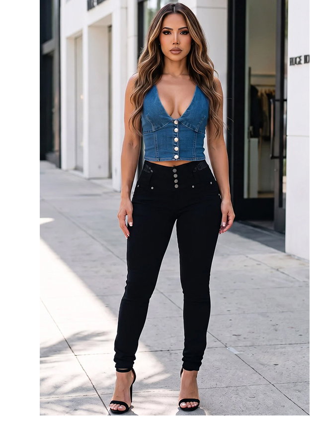 Blue Levantacola Skinnies Combo