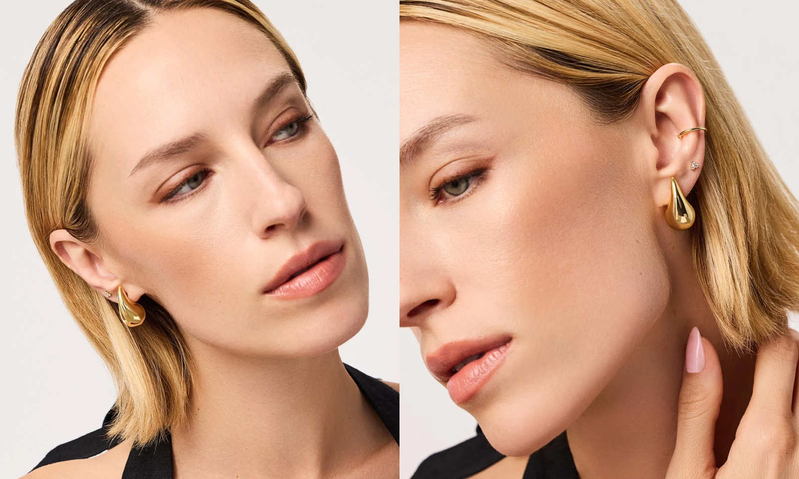 Kiara Gold Statement Earrings