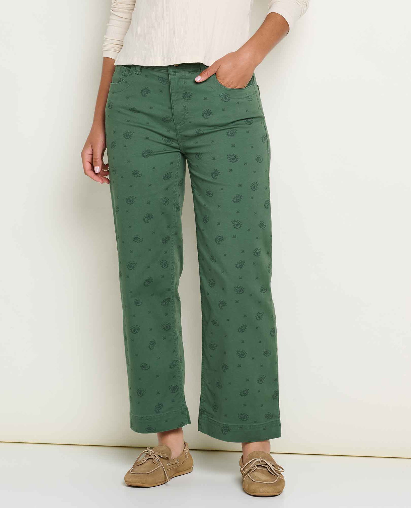 Image of Earthworks Wide Leg Crop Pant