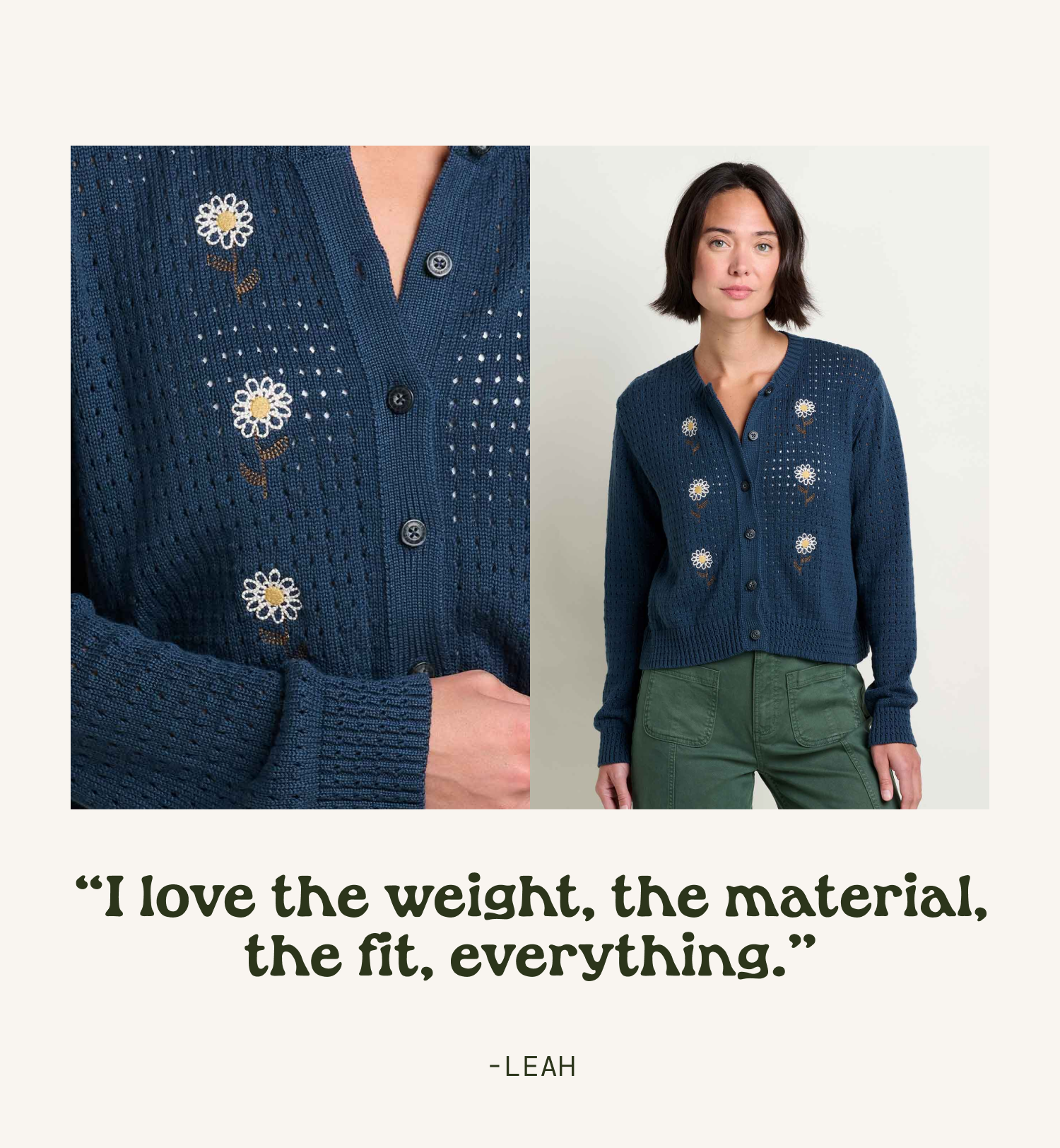 Bianca Pointelle Cardigan
