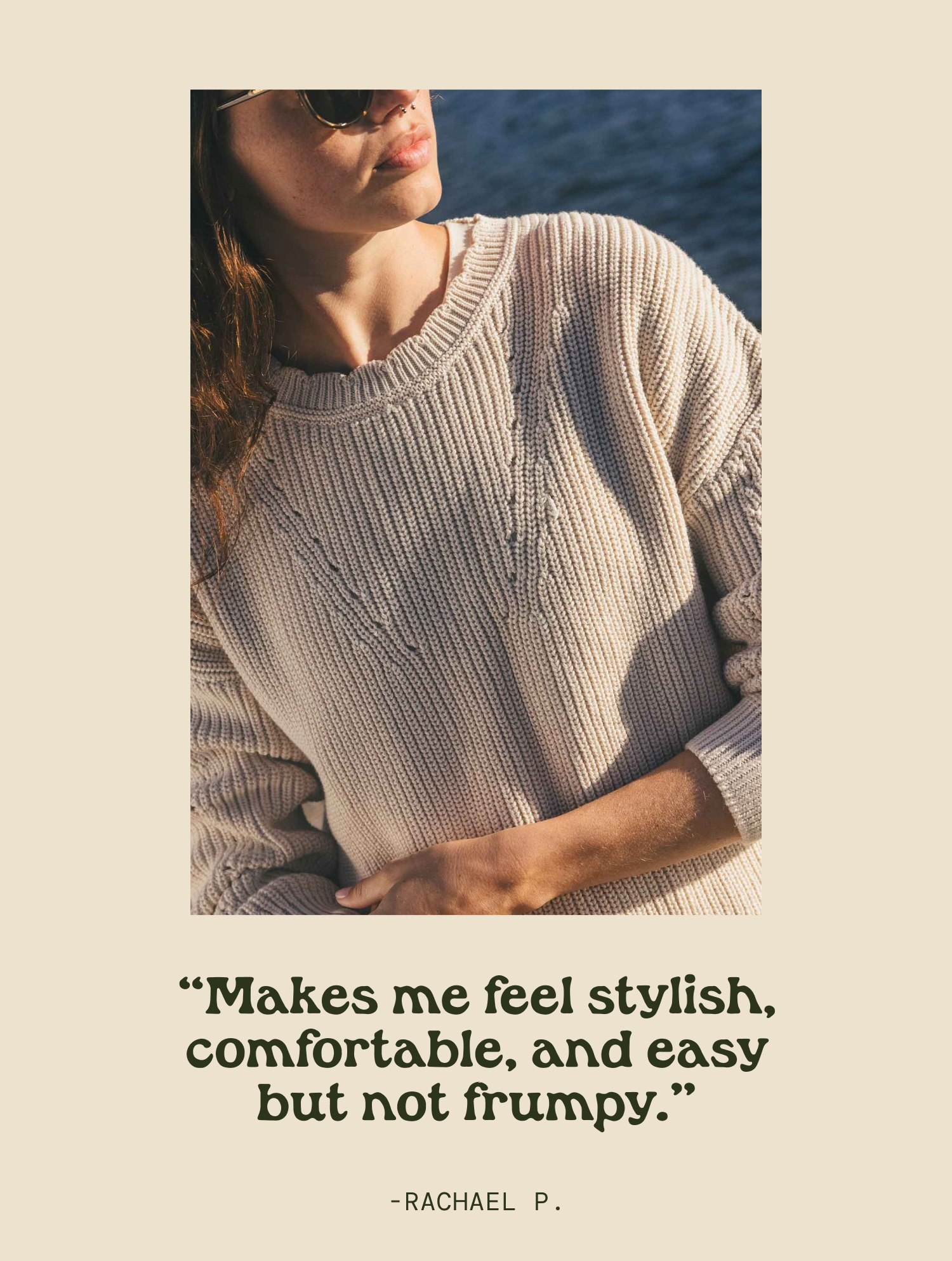 Bianca Shaker Crew Sweater