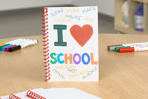 Colorations® Back-To-School My School Journal Craft Kit - Makes 24 Crafts