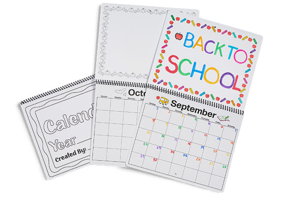 Colorations® Back-To-School Student Planner Calendar Craft Kit - Makes 12 Crafts