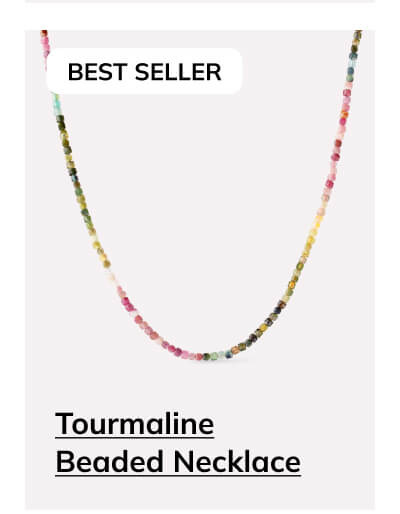 Tourmaline Beaded Necklace Tourmaline Beaded Necklace