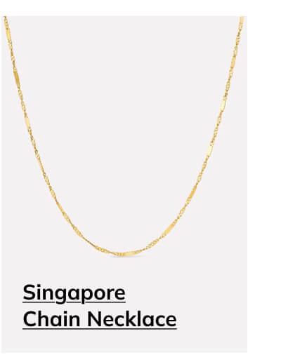 Singapore Chain Necklace Singapore Chain Necklace