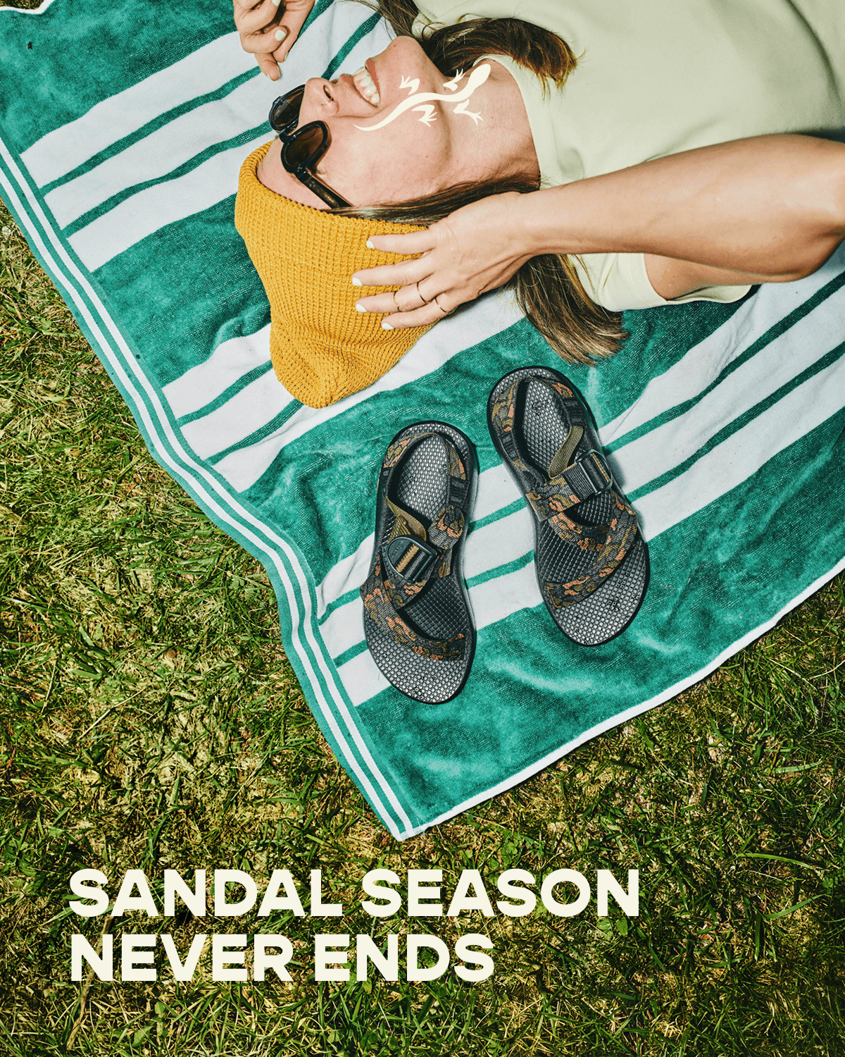 CHACOS. Sandal season never ends