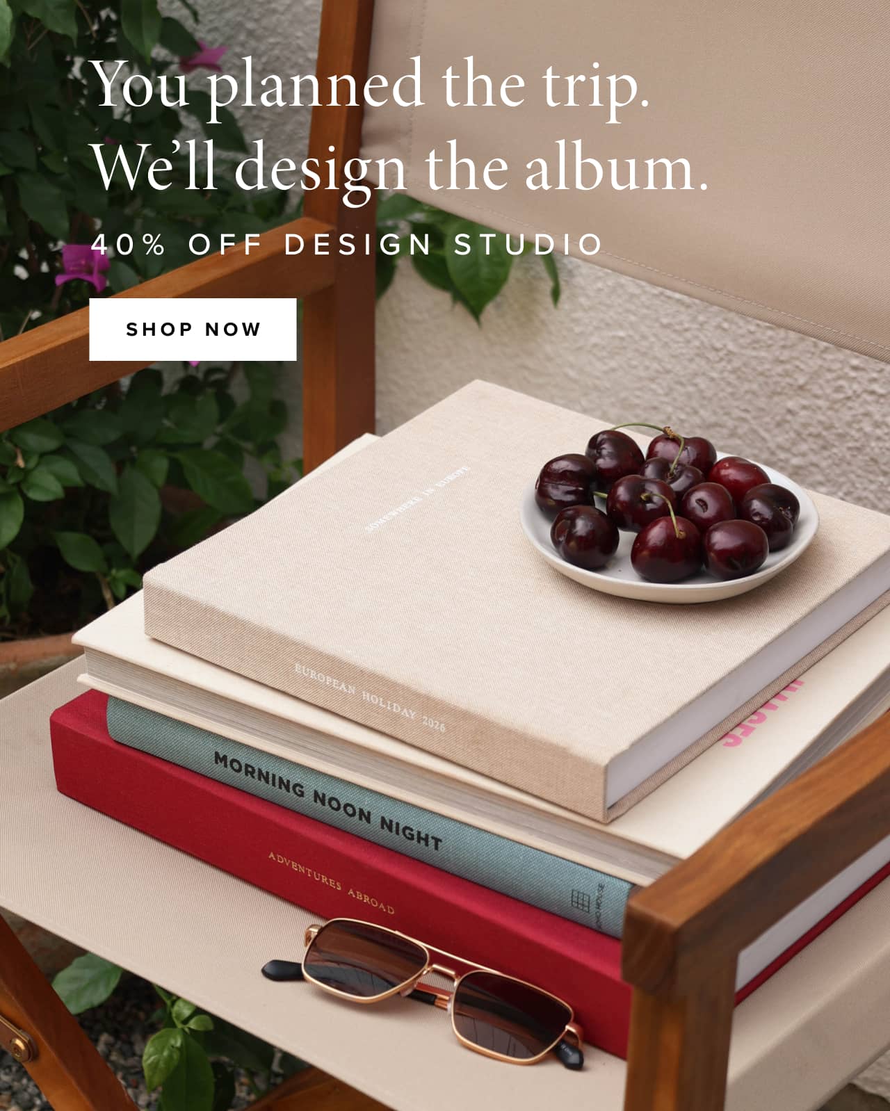 You planned the trip. We'll design the album.