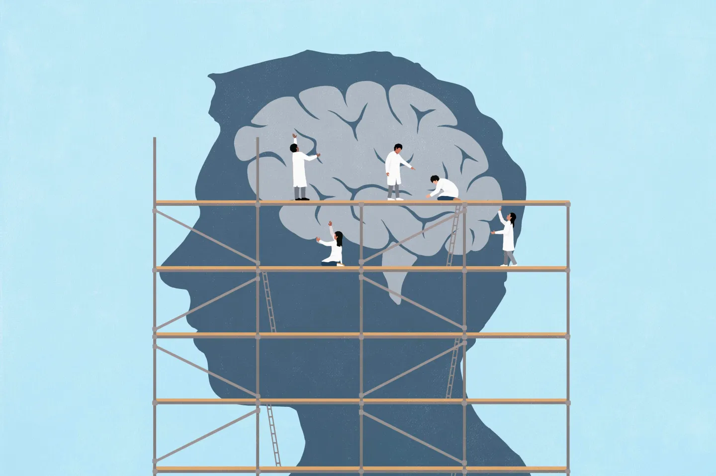 An abstract illustration of a brain | Malte Mueller/Getty Images